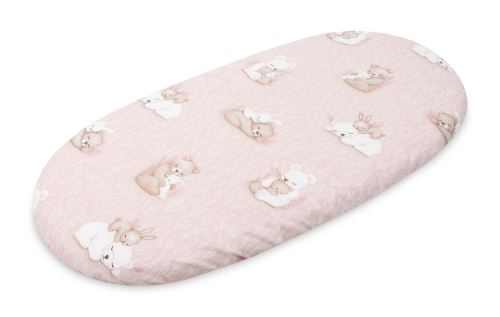 Prestieradlo do kočíka bavlnené 35×75 cm – Bear and Rabbit