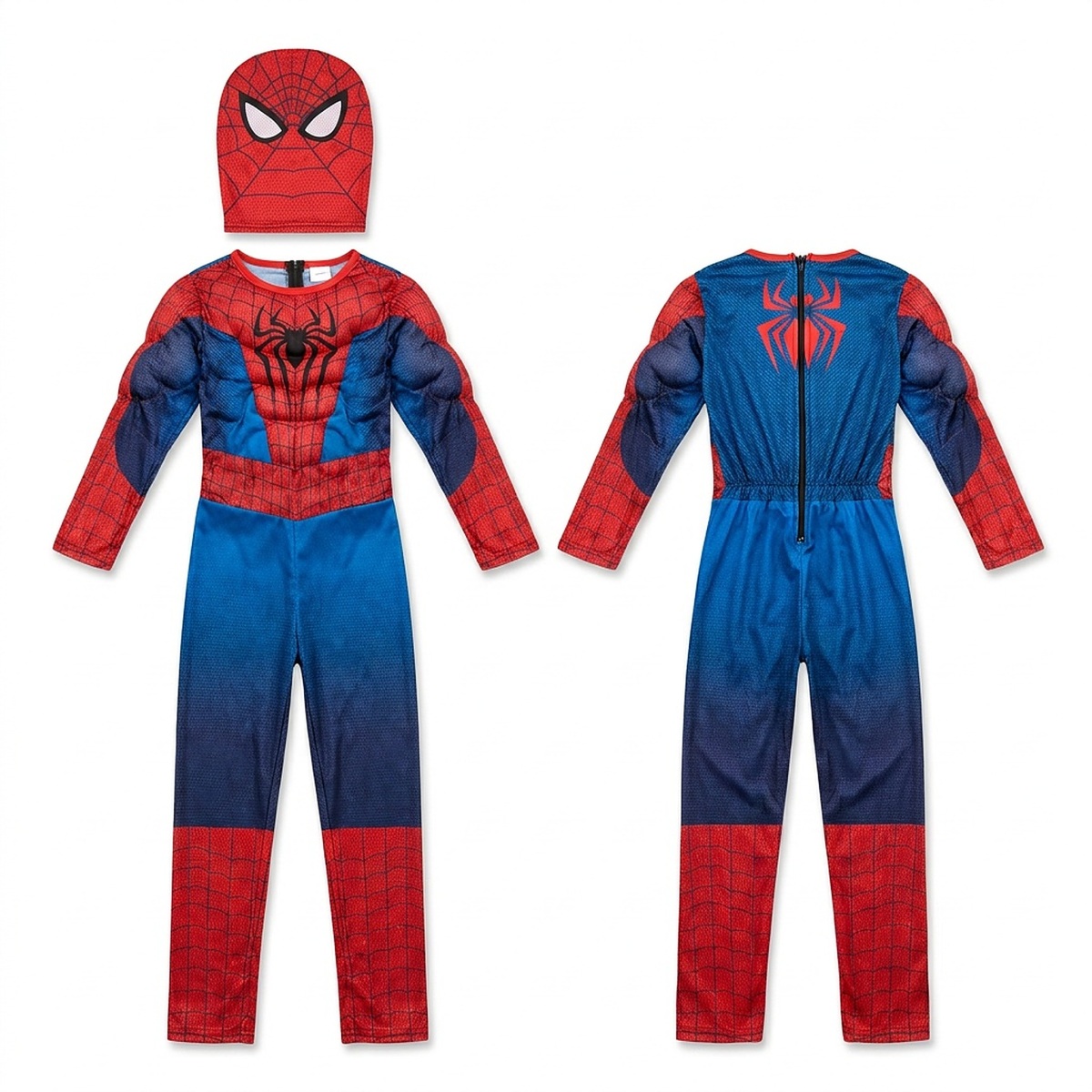 Detský kostým Svalnatý Spiderman Premium 110-122 M