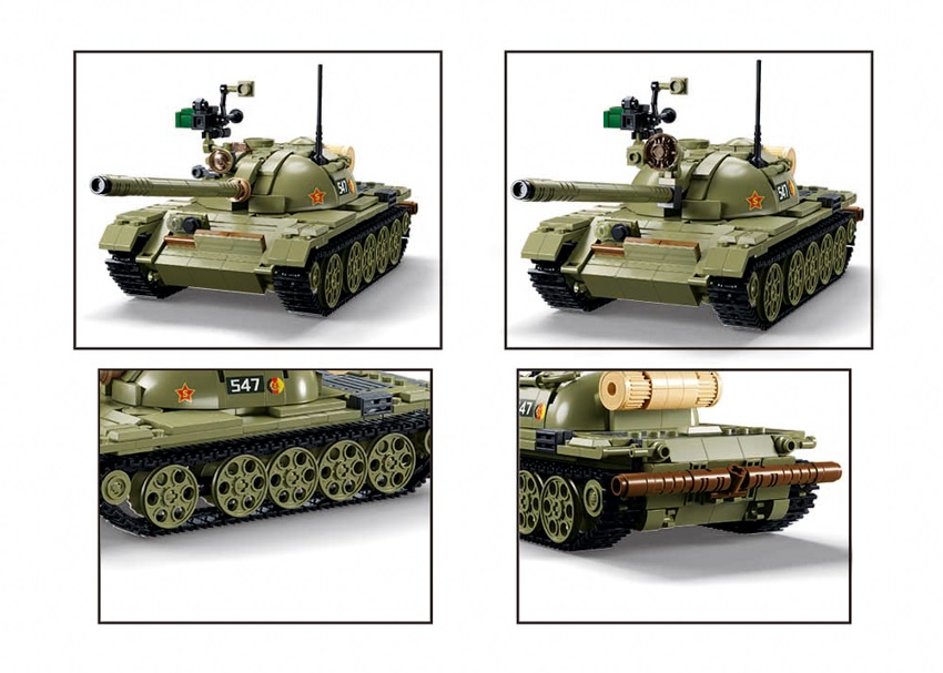 Sluban Model Medium Tank (MBT) 3 in 1 M38-B1135