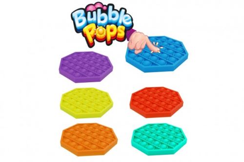 Bubble pops - Praskající bubliny silikon antistresová spol. hra, fialová (409499)