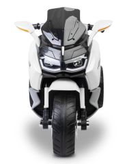 Elektrická trojkolka pre deti TOYZ – 2 motory, LED, USB, biela (4)
