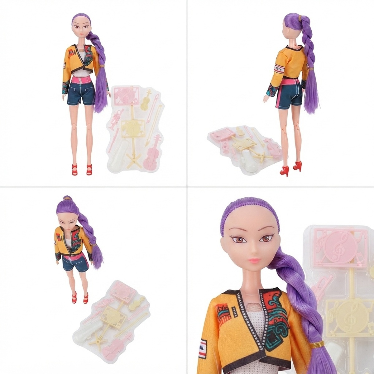 Figúrka Demon Hunters K-pop Rumi Huntrix 30cm s doplnkami