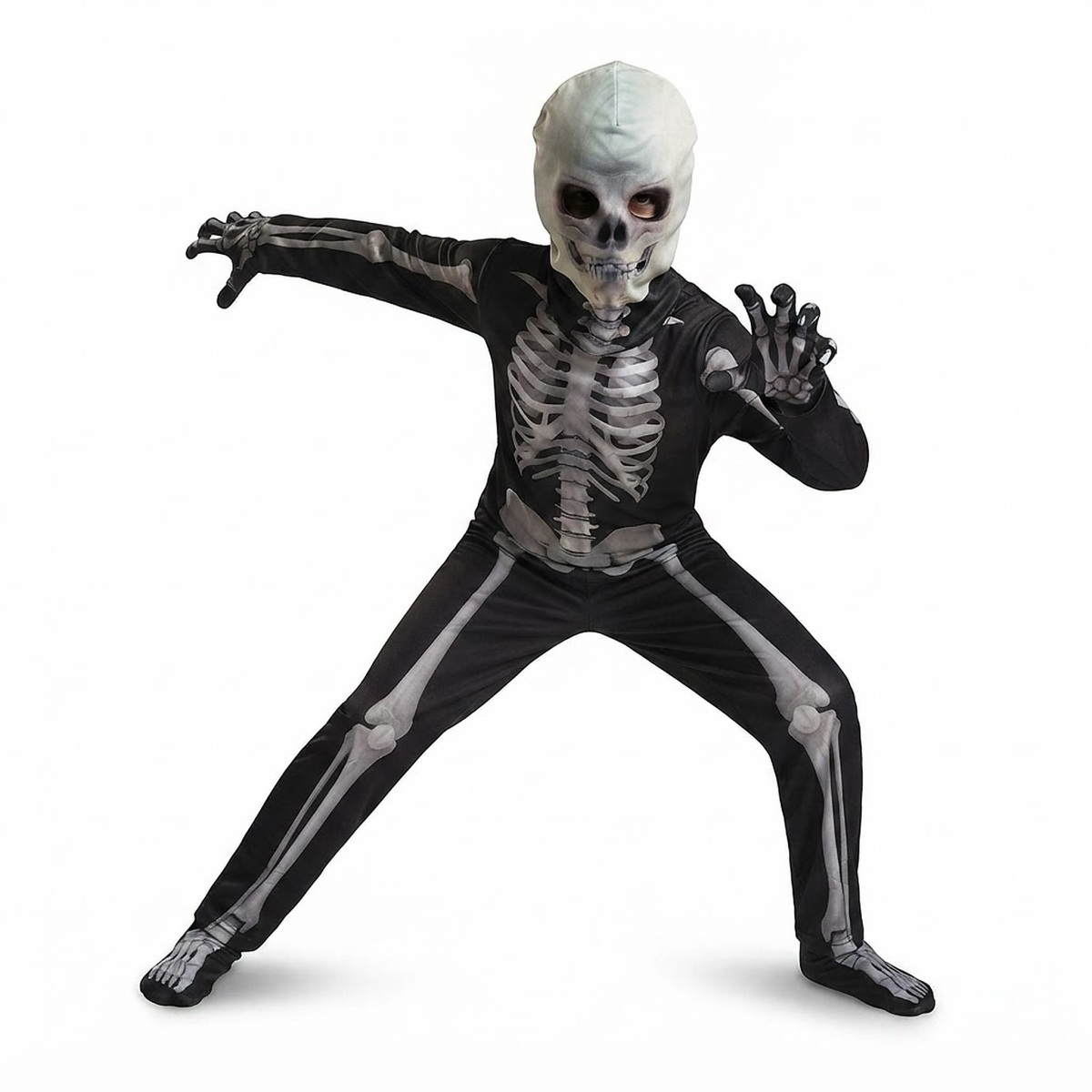 Detský karnevalový kostým kostra Scary Skeleton 122-134 L