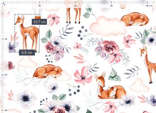 Detský fusak maxi PREMIUM Srnka 110x50cm + rukávník zadarmo (3)