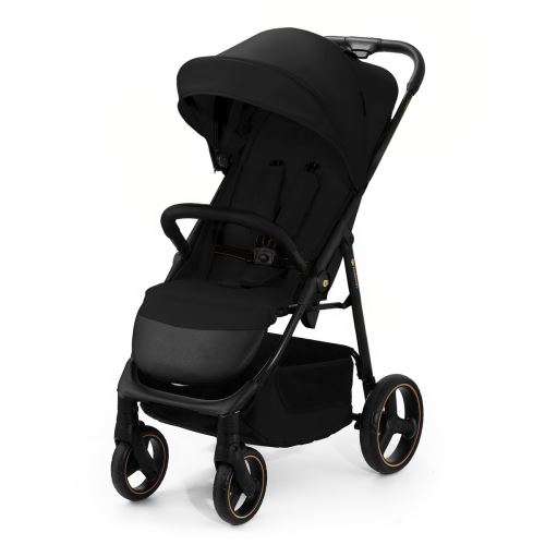 Športový kočík Kinderkraft TRIG 3 – ľahký skladací kočík do 25 kg - čierny