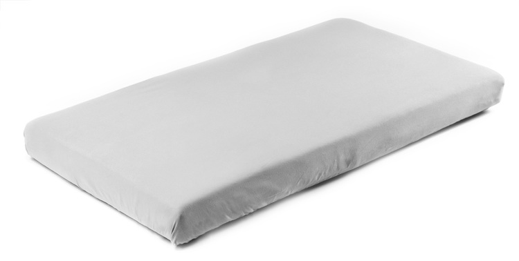 Jerseyová plachta Sensillo Klasik 120×60 cm - sivé