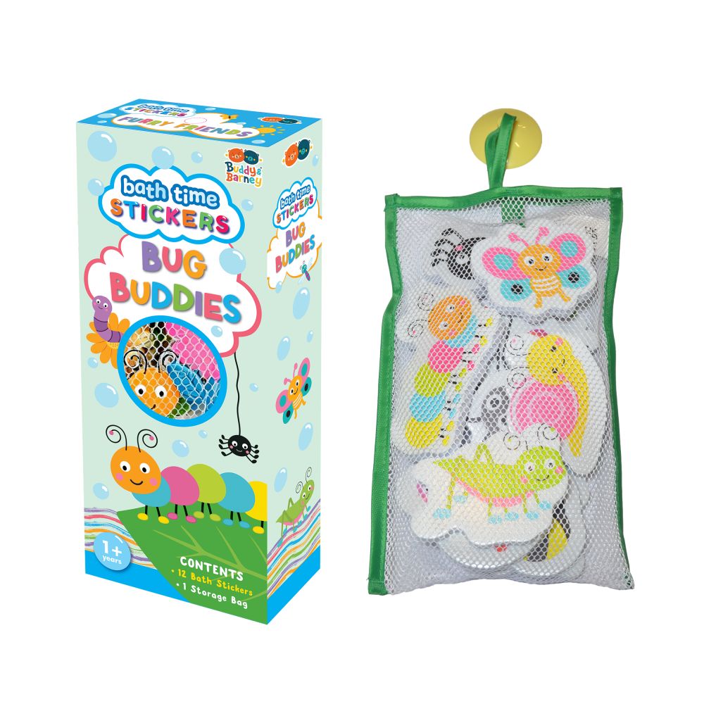 Buddy & Barney Penové nálepky do vane Broučci 12 ks
