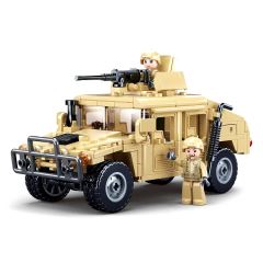 Sluban Army Model Bricks M38-B0837 Hummer bojový off road Sluban Army Model Bricks M38-B0837 Hummer bojový off road