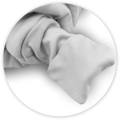 Teplý spací vak so zahrnovacími nohavičkam, Soft Hand Made, šedý, veľ. S (8)