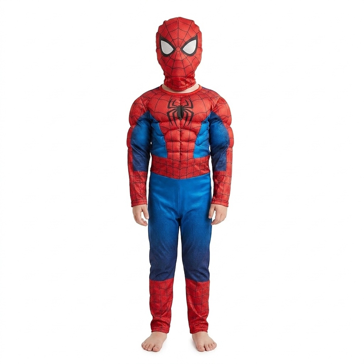 Detský kostým Svalnatý Spiderman Premium 110-122 M