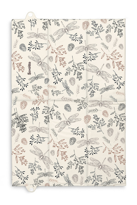 Cestovná prebaľovacia podložka Botanical Vážky, 58 × 40 cm, Sensillo