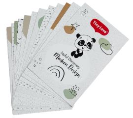Hracia deka s tyčkou Tiny Love Décor – čiernobiela, drevený stojan (2)