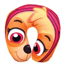 Detský cestovný vankúšik Paw Patrol do auta – opierka hlavy, ružová (3)