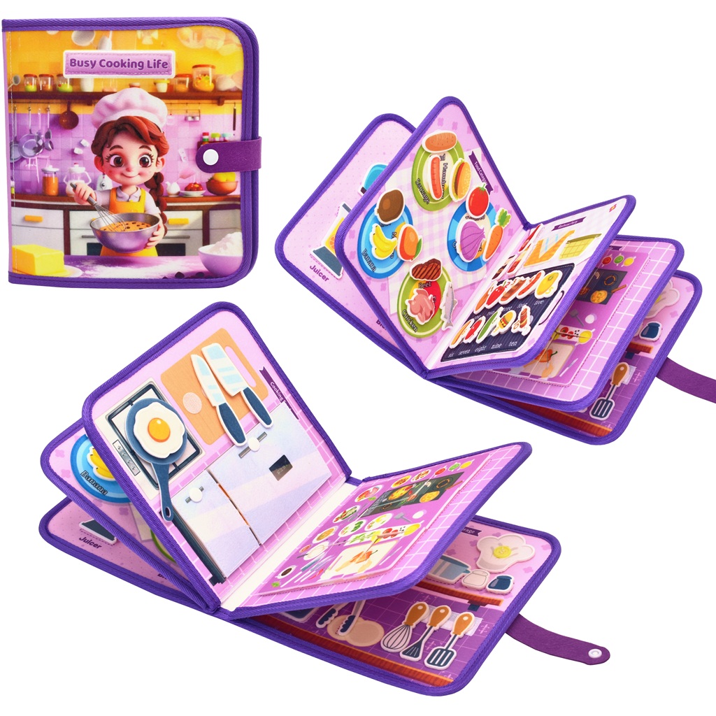 2Kids Toys Senzorická busy kniha Varenie