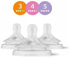 Cumlíky Avent Natural Response SCY960 3 4 5 set 1m+, 3m+, 6m+, antikolik Cumlíky Avent Natural Response SCY960 3 4 5 set 1m+, 3m+, 6m+, antikolik