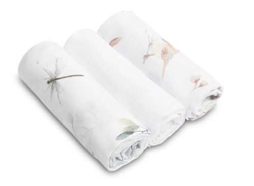 Mušelínové plienky pre bábätko SOFT 3 ks - 70x80 cm (568050)