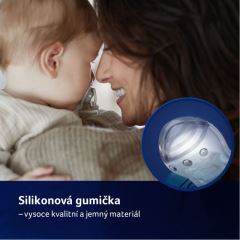 Lovi Silikonové dynamické dudlíky 3-6m, Harmony Boy - šedá (6)