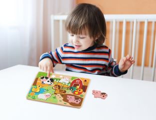 Vkládacie puzzle Farma, 8 dielov (2)