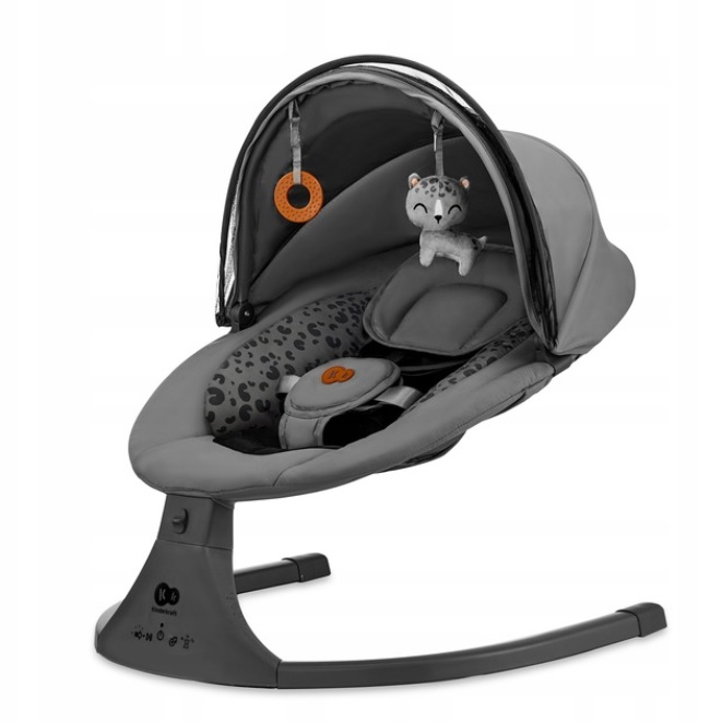 Hojdacie lehátko s melódiou 2v1 Lumi, Premium Dark grey
