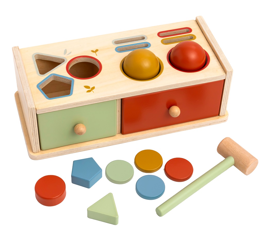 2Kids Toys Zatĺkačka a vkladačka Šuplíčky