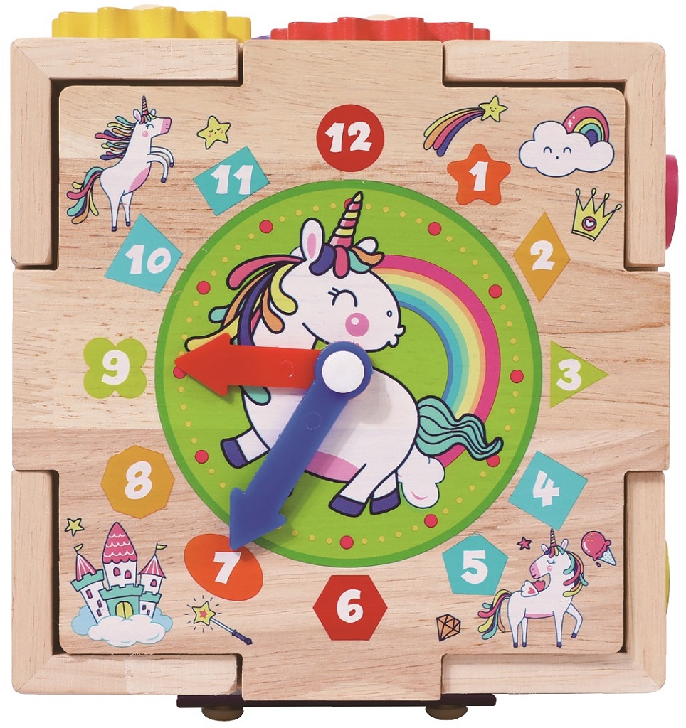 Motorická kocka s labyrintom Veselé zvieratká – 2Kids Toys, 3+