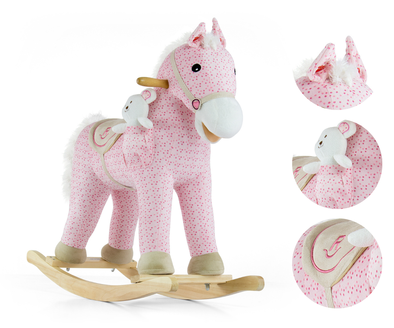 Hojdací koník Pony Pink – Milly Mally