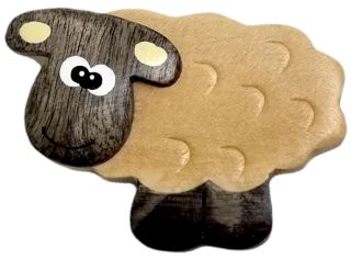 2Kids Toys Drevená magnetka veľká Ovca (1)