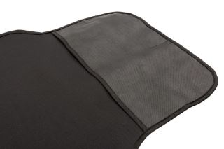 Chránič poťahov sedadiel do auta/pod autosedačku s vreckárom 2v1, čierny (572565)