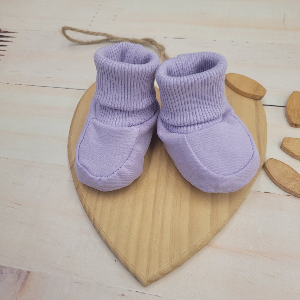 Dojčenské topánočky/ponožky soft, Kazum, lila, 56/62