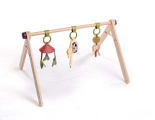 Hracia podložka s drevenou hrazdou Boho Chic Tiny Love (4)