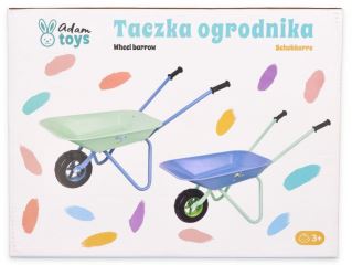 Detské záhradné koliesko Adam Toys, zelené, 3+ (1)