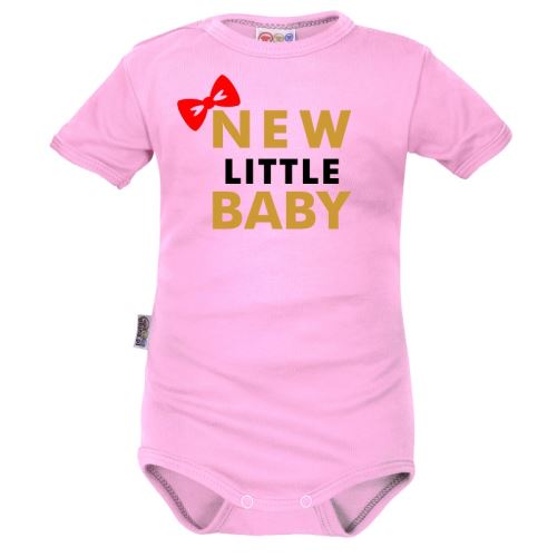 Body krátký rukáv Dejna New little Baby - Girl, růžové