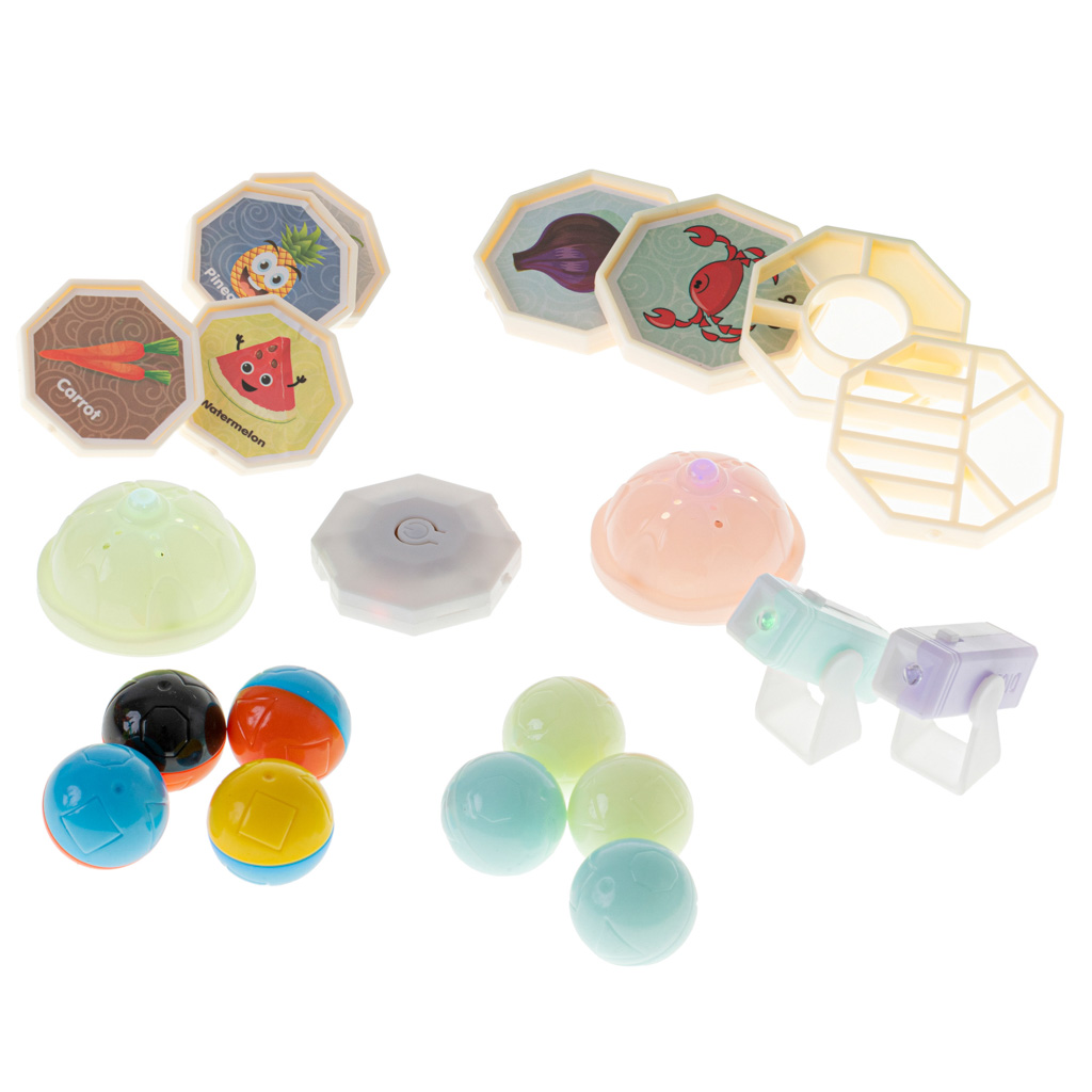 Magnetické kocky Marble, svietiaca guľôčková dráha, 75 ks