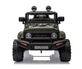 Licencované dětské elektrické SUV TOYOTA FJ CRUISER s Bluetooth a dálkovým ovládáním, army (3)