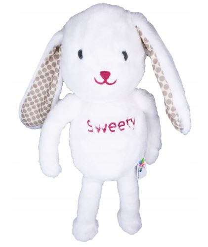 Plyšová hračka Králiček Sweety, 38cm, biely