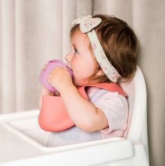 BabyOno Tréningový hrnček s uškami Flow - ružový (5)