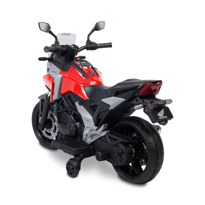 Elektrická motorka Honda NC750X pre deti – LED, USB, 3-8 rokov, červená, čierna