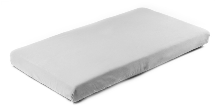 Jersey prestieradlo, sivé, 160×80 cm, Sensillo