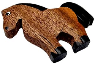 2Kids Toys Drevená magnetka veľká Kôň (2)