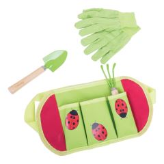 Bigjigs Toys Záhradné náradie Lienka (2)