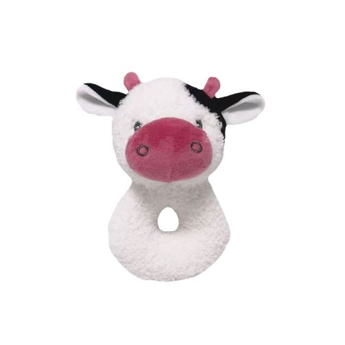 Tulilo Hrkálka Kravička bielo-bordó 18 cm, plyš, 0m+