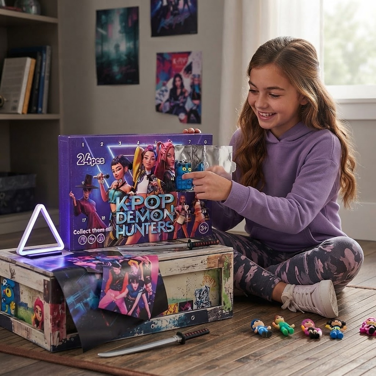Adventný kalendár Demon Hunters K-pop Collection