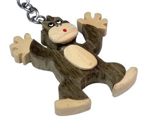 2Kids Toys Drevená kľúčenka veľká Opica stojaca (2)