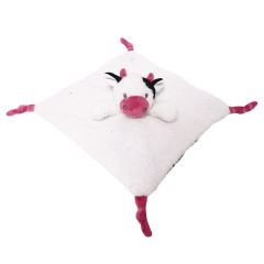 Tulilo Prítulníček Kravička bielo-bordó 25 cm, plyš, 0m+