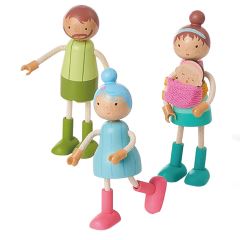 2Kids Toys Súprava nábytku s rodinou 5 v 1 (8)