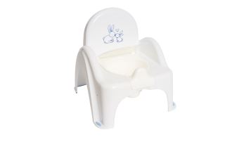 Detská nočník s melódiou a vekom, ergonomický - Zajačik v biele Detská nočník s melódiou a vekom, ergonomický - Zajačik v biele