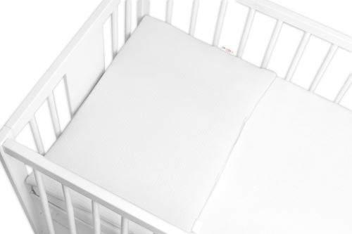Mušelínový vankúšik s výplňou 40 x 60 cm, Baby Nellys, Maxi, biela