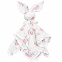 Mušelínová plienka, maznáčik, prítulníček Baby Nellys Bunny, Králičkovia, ružová, ecru Mušelínová plienka, maznáčik, prítulníček Baby Nellys Bunny, Králičkovia, ružová, ecru