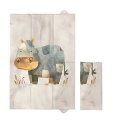 Cestovná prebaľovacia podložka 40×60 cm Basic – skladacia na cesty - Hroch