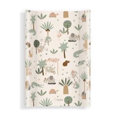 Prebaľovacia podložka na postieľku, tvrdá, 70×47 cm, Safari Prebaľovacia podložka na postieľku, tvrdá, 70×47 cm, Safari